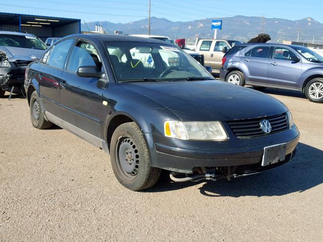 WVWMA63B6XE457035 - 1999 VOLKSWAGEN PASSAT GLS BLACK photo 1