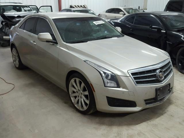 1G6AB5RX5E0193137 - 2014 CADILLAC ATS LUXURY GOLD photo 1