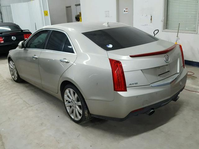 1G6AB5RX5E0193137 - 2014 CADILLAC ATS LUXURY GOLD photo 3