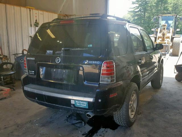 4M2CU98H16KJ11065 - 2006 MERCURY MARINER HE BLACK photo 4