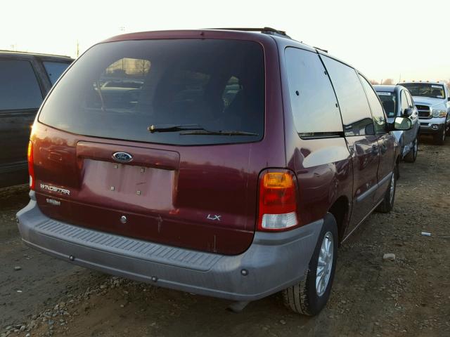 2FMZA5142YBA09050 - 2000 FORD WINDSTAR L MAROON photo 4