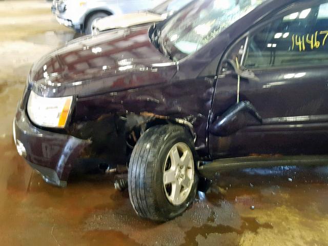 2CKDL73F876047319 - 2007 PONTIAC TORRENT PURPLE photo 9