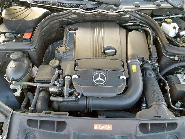 WDDGJ4HB6CF803315 - 2012 MERCEDES-BENZ C 250 BLACK photo 7