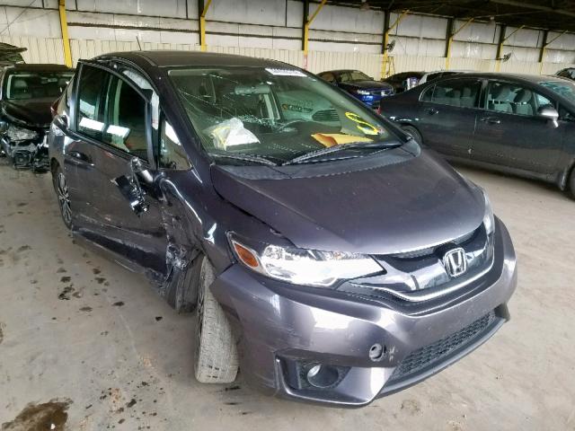 3HGGK5H80FM760906 - 2015 HONDA FIT EX CHARCOAL photo 1