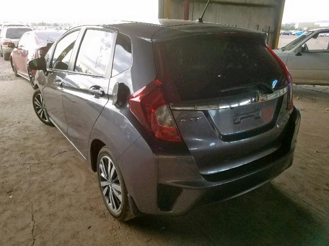 3HGGK5H80FM760906 - 2015 HONDA FIT EX CHARCOAL photo 3