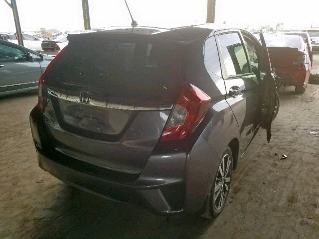 3HGGK5H80FM760906 - 2015 HONDA FIT EX CHARCOAL photo 4