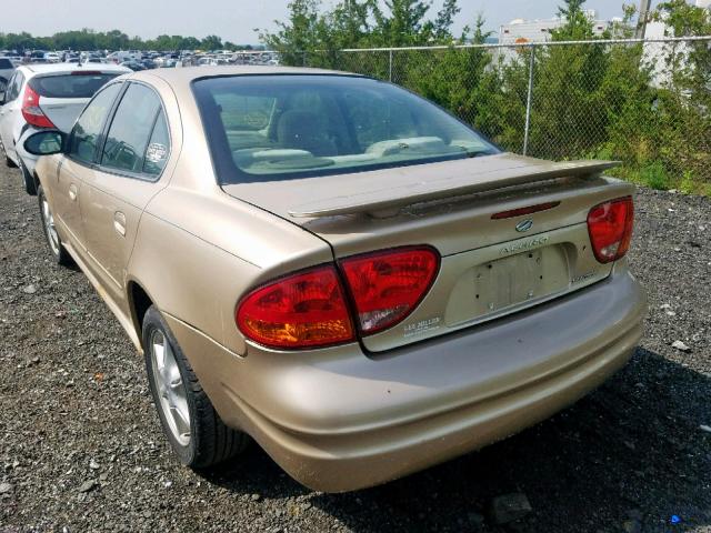 1G3NL52E81C219095 - 2001 OLDSMOBILE ALERO GL BEIGE photo 3