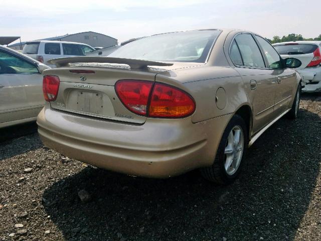 1G3NL52E81C219095 - 2001 OLDSMOBILE ALERO GL BEIGE photo 4