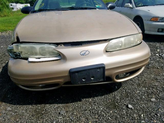 1G3NL52E81C219095 - 2001 OLDSMOBILE ALERO GL BEIGE photo 9