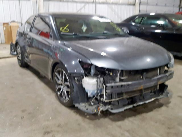 JTKJF5C76E3077883 - 2014 TOYOTA SCION TC ნაცრისფერი ფოტო 1