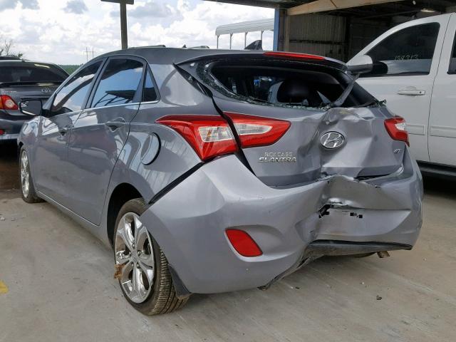 KMHD35LH9EU215296 - 2014 HYUNDAI ELANTRA GT SILVER photo 3