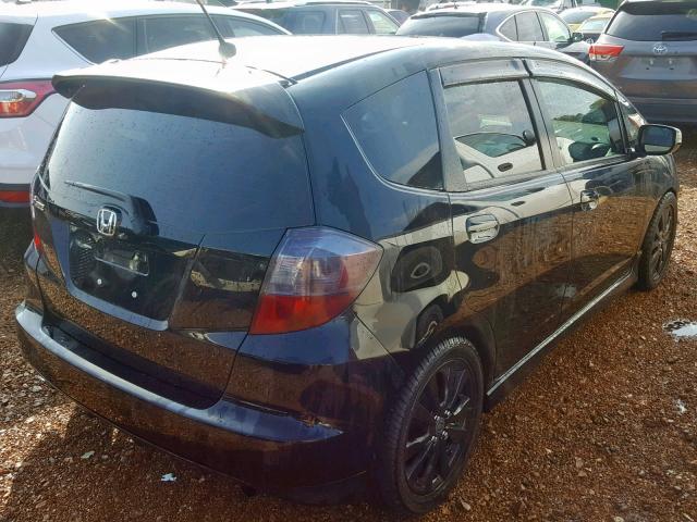 JHMGE8G53DC052872 - 2013 HONDA FIT SPORT BLACK photo 4