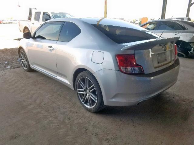 JTKJF5C78D3050490 - 2013 TOYOTA SCION TC ვერცხლისფერი ფოტო 3