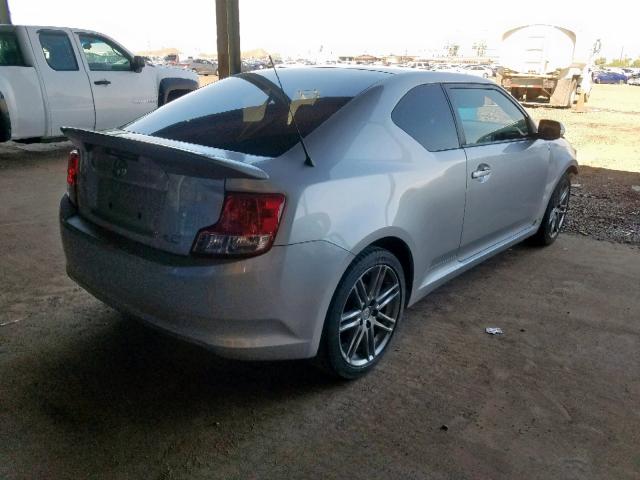 JTKJF5C78D3050490 - 2013 TOYOTA SCION TC ვერცხლისფერი ფოტო 4