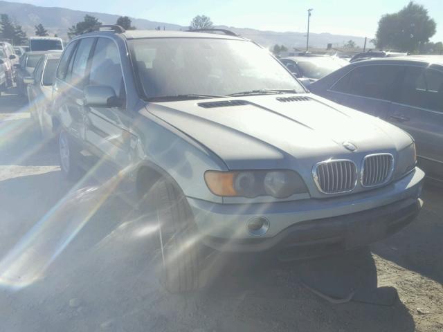 5UXFB33552LH31720 - 2002 BMW X5 4.4I GREEN photo 1