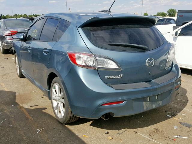 JM1BL1H56A1262140 - 2010 MAZDA 3 S BLUE photo 3