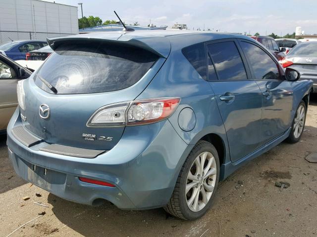 JM1BL1H56A1262140 - 2010 MAZDA 3 S BLUE photo 4