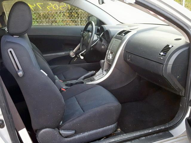JTKDE167X90300454 - 2009 TOYOTA SCION TC ვერცხლისფერი ფოტო 5