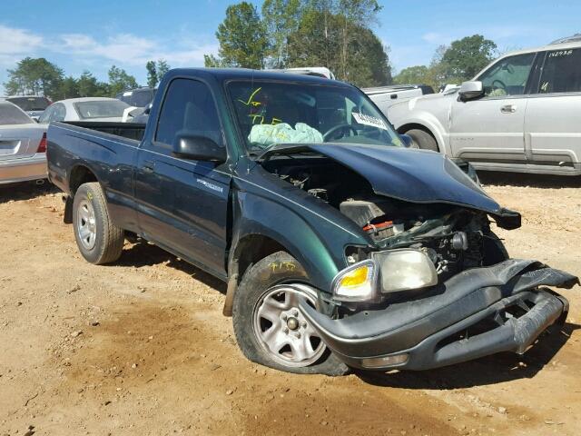 5TENL42N44Z347169 - 2004 TOYOTA TACOMA GREEN photo 1