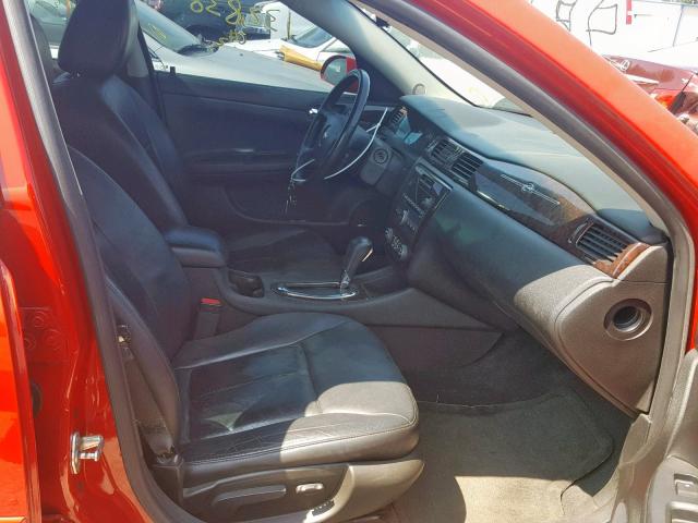 2G1WC5E31D1184630 - 2013 CHEVROLET IMPALA LTZ RED photo 5