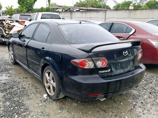 1YVHP80CX85M36774 - 2008 MAZDA 6 I BLACK photo 3