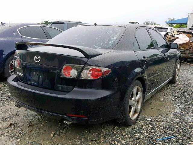 1YVHP80CX85M36774 - 2008 MAZDA 6 I BLACK photo 4