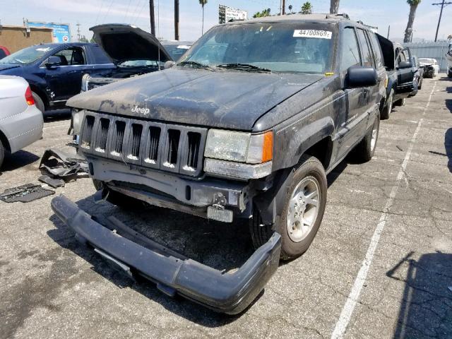 1J4FX78SXWC218436 - 1998 JEEP GRAND CHER BLACK photo 2