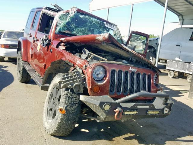 1J4GA59137L118700 - 2007 JEEP WRANGLER S წითელი ფოტო 1