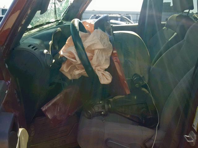 1J4GA59137L118700 - 2007 JEEP WRANGLER S წითელი ფოტო 5