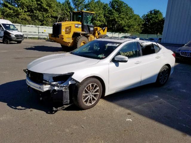 19UUB1F52JA009509 - 2018 ACURA TLX TECH WHITE photo 2