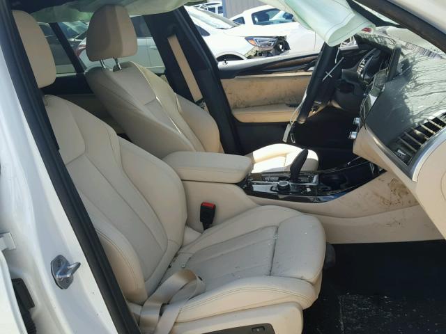 5UXTR7C53KLF23583 - 2019 BMW X3 SDRIVE3 WHITE photo 5