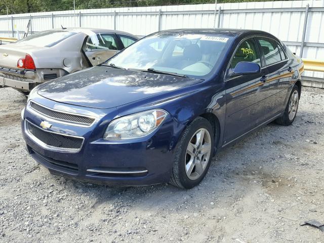 1G1ZC5EB6A4108955 - 2010 CHEVROLET MALIBU 1LT BLUE photo 2