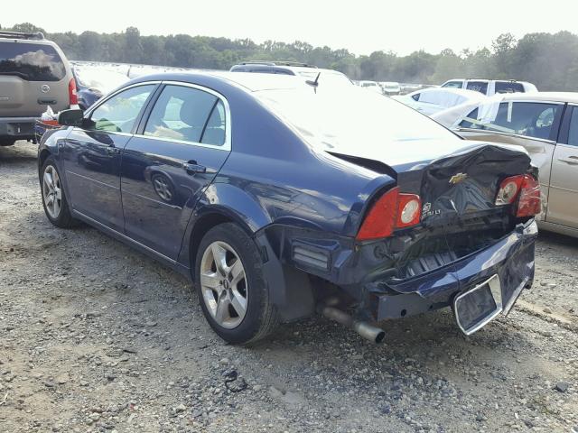 1G1ZC5EB6A4108955 - 2010 CHEVROLET MALIBU 1LT BLUE photo 3