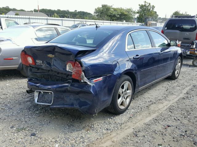 1G1ZC5EB6A4108955 - 2010 CHEVROLET MALIBU 1LT BLUE photo 4