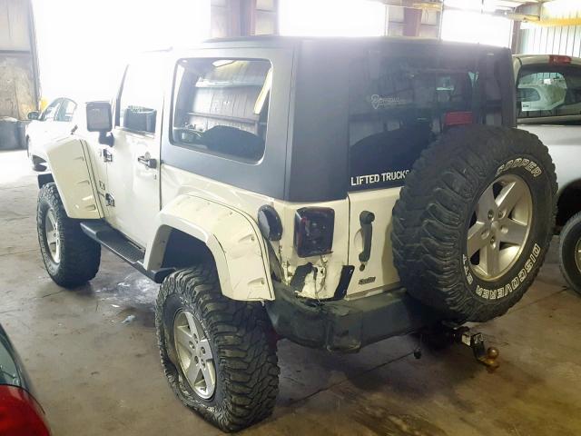 1J4FA24118L548048 - 2008 JEEP WRANGLER X WHITE photo 3