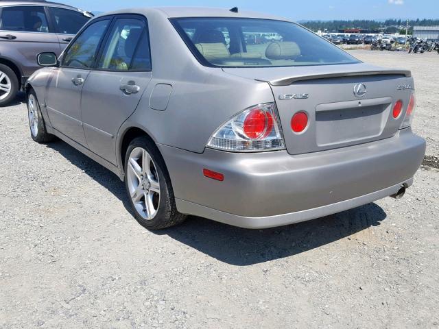 JTHBD192340082026 - 2004 LEXUS IS 300 GRAY photo 3