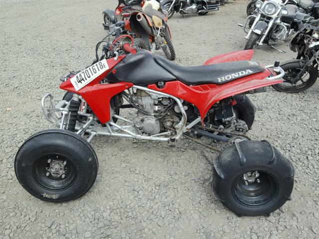 JH2TE32096K004663 - 2006 HONDA TRX450 ER RED photo 6