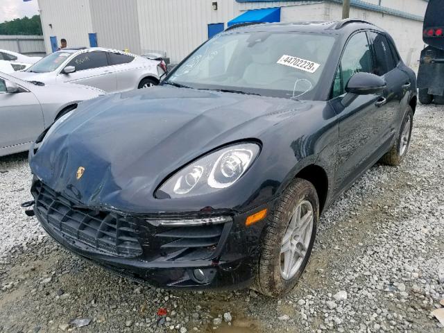 WP1AA2A52JLB20629 - 2018 PORSCHE MACAN BLACK photo 2