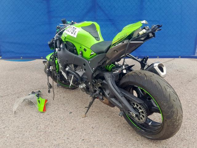 JKBZXVF18KA000329 - 2019 KAWASAKI ZX1002 GREEN photo 3