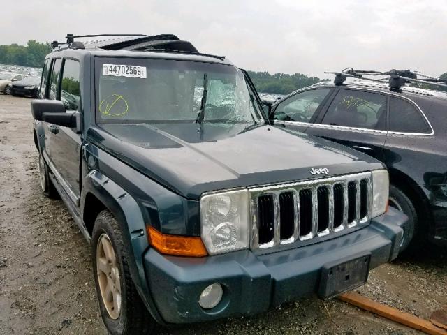 1J8HG58N76C179200 - 2006 JEEP COMMANDER GREEN photo 1