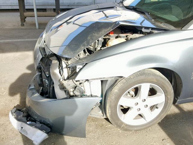 1G8AL55F47Z192206 - 2007 SATURN ION LEVEL TEAL photo 9