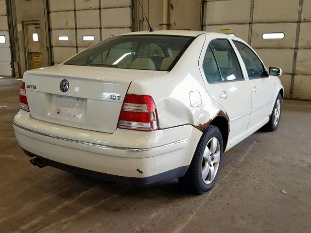 3VWSE69M74M098396 - 2004 VOLKSWAGEN JETTA GLS WHITE photo 4