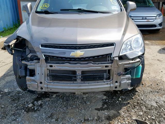 3GNAL3E51CS633077 - 2012 CHEVROLET CAPTIVA SP BROWN photo 9