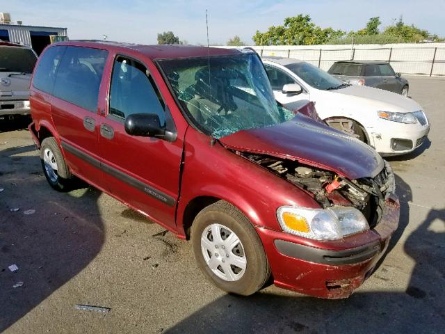 1GNDU03E93D155910 - 2003 CHEVROLET VENTURE RED photo 1