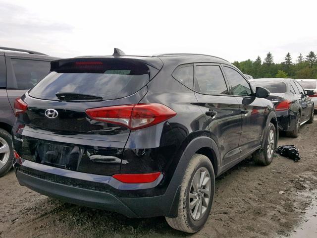 KM8J33A44JU601710 - 2018 HYUNDAI TUCSON SEL BLACK photo 4