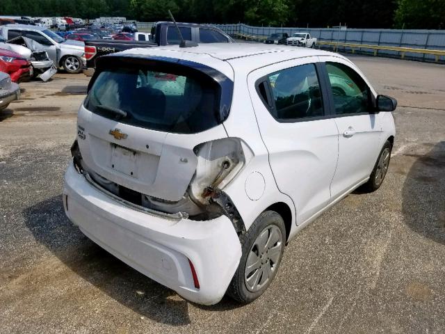 KL8CB6SA8GC586951 - 2016 CHEVROLET SPARK LS WHITE photo 4