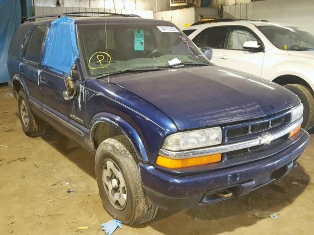 1GNDT13W42K104049 - 2002 CHEVROLET BLAZER BLUE photo 1