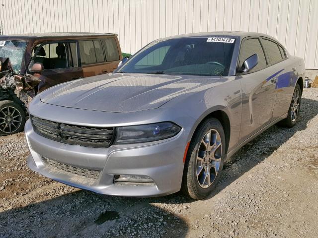 2C3CDXJG8FH852904 - 2015 DODGE CHARGER SX SILVER photo 2