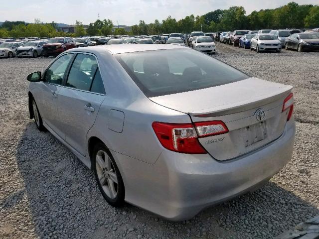 4T1BF1FK0EU376697 - 2014 TOYOTA CAMRY L SILVER photo 3