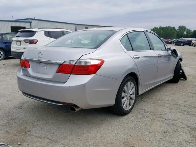 1HGCR2F88EA001430 - 2014 HONDA ACCORD EXL SILVER photo 4